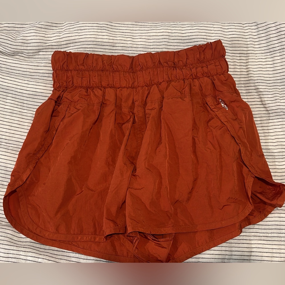 Burnt orange free people shorts size medium. EUC